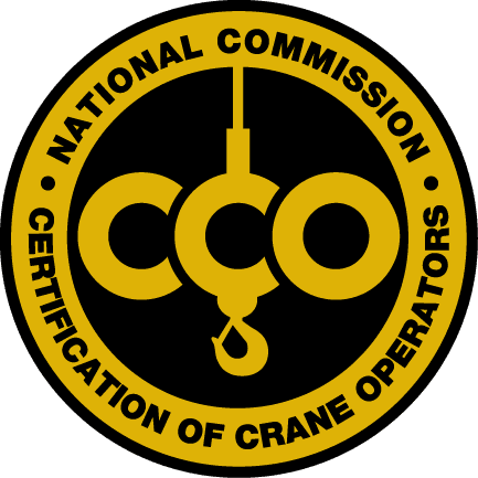 NCCCO certified — National Commission for the Certification of Crane Operators